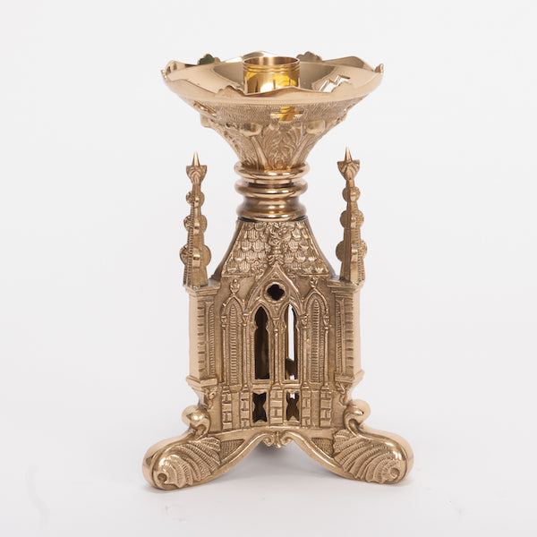 8.5" Traditional Gothic Candlestick