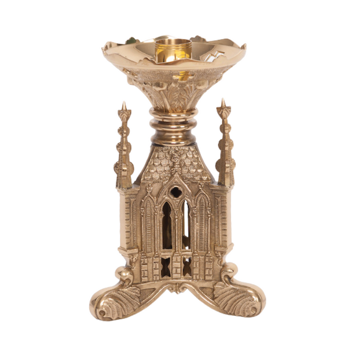 8.5" Traditional Gothic Candlestick