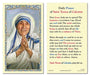 Laminated Holy Card St. Teresa of Calcutta - 25 Pcs. Per Package