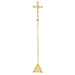 85" H Processional Brass Crucifix Church Supply Church Goods Church Furniture