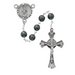  8mm Round Hematite St. Michael Rosary Rosary Catholic Gifts Catholic Presents Rosary Gifts