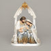 9.75”H Holy Family Gold Ombre Finish Figure 