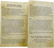 The Surrender Novena Prayer Booklet and Chaplet Novena with Prayer Booklet Antique Style The Surrender Novena Booklet