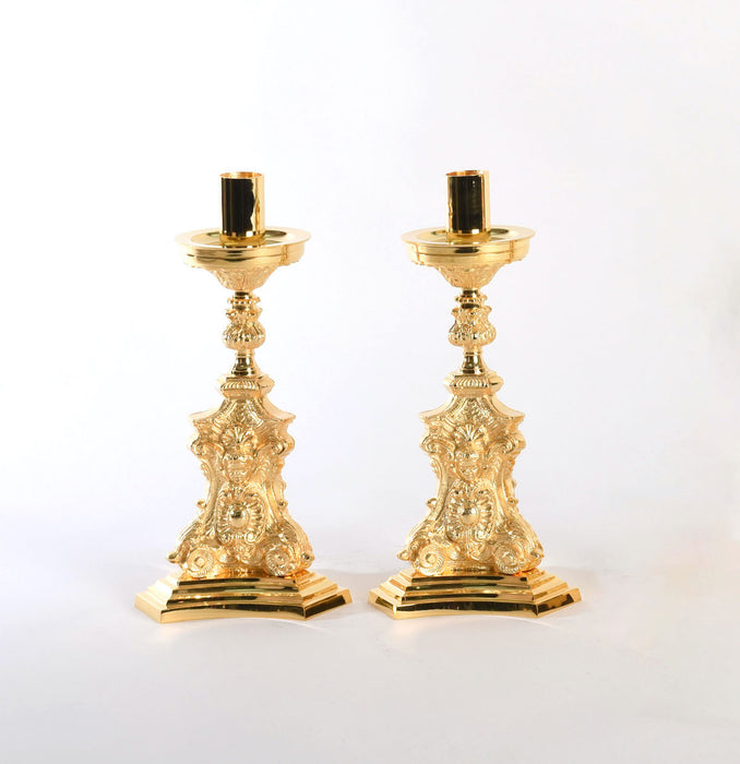 9" Short Altar Candlestick