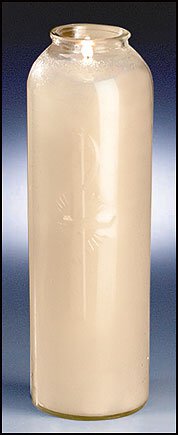 9" 7 Day Sanctolite Candle - Crystal