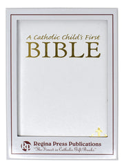 A Catholic Child's First Bible - White Gift Edition