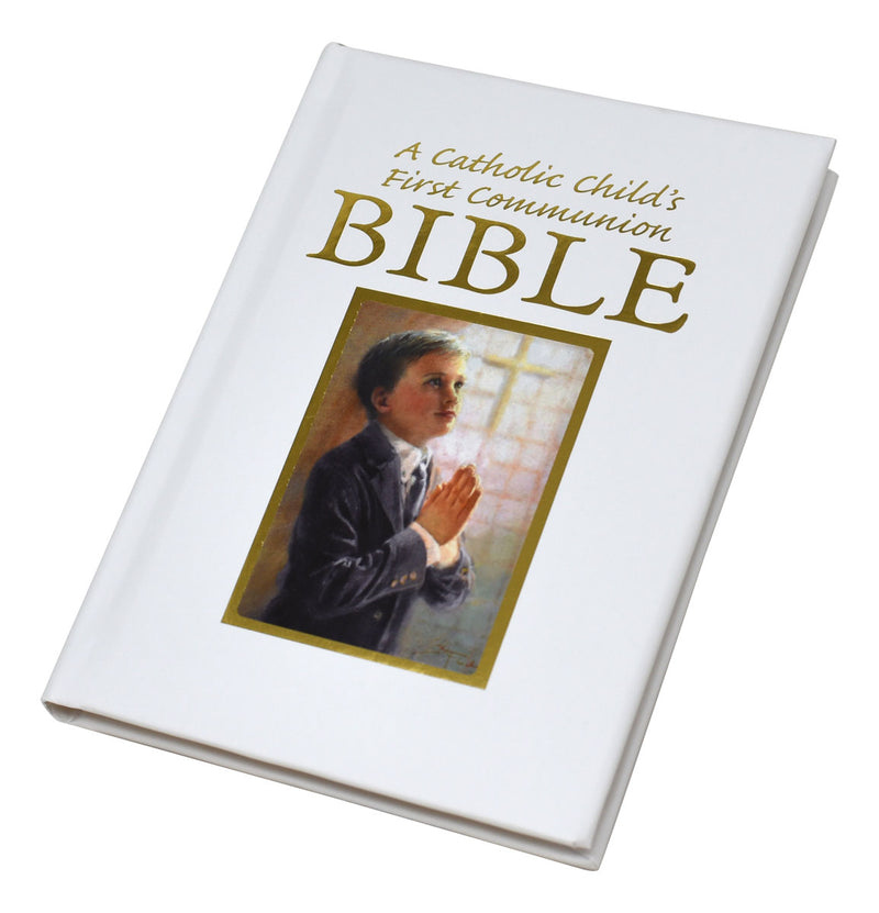A Catholic Child's First Communion Bible - Blessings - Boy