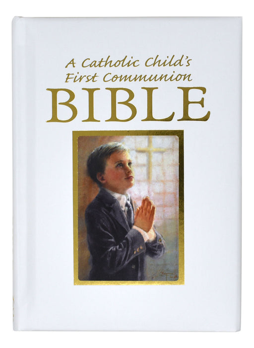 A Catholic Child's First Communion Bible - Blessings - Boy