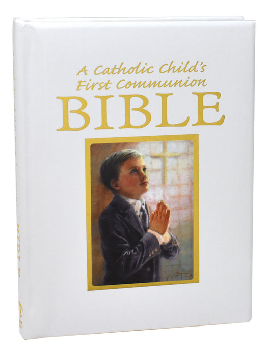 A Catholic Child's First Communion Bible - Blessings - Boy