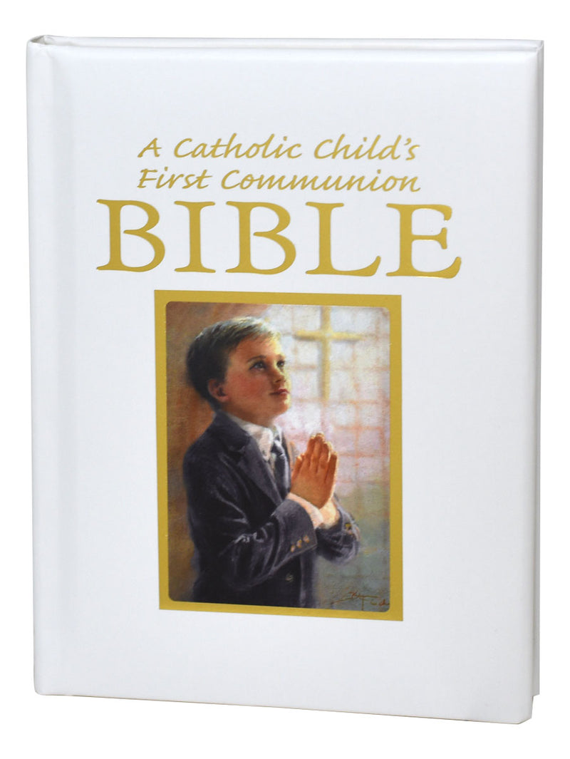 A Catholic Child's First Communion Bible - Blessings - Boy
