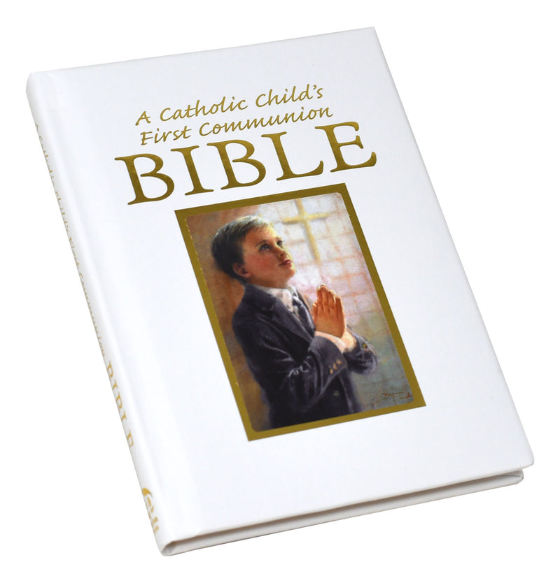 A Catholic Child's First Communion Bible - Blessings - Boy