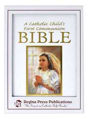 A Catholic Child's First Communion Bible - Blessings - Girl