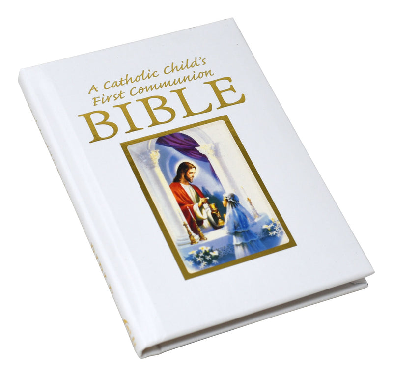 Catholic First Collection A Catholic Child's First Communion Bible - Traditions - Girl — Agapao Store