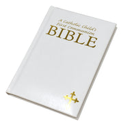 A Catholic Child's First Communion Bible - White