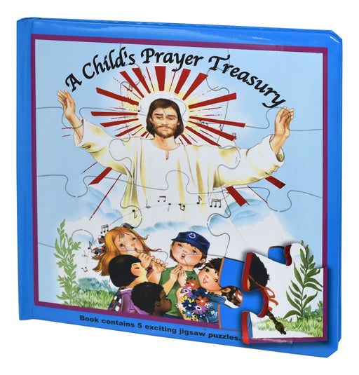 A Child's Prayer Treasury (Puzzle Book) - 4 Pieces Per Package