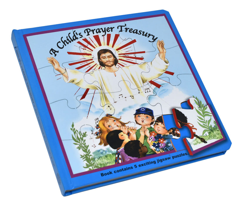 A Child's Prayer Treasury (Puzzle Book) - 4 Pieces Per Package