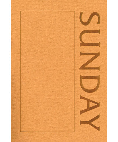 A Sourcebook about Sunday - 2 Pieces Per Package