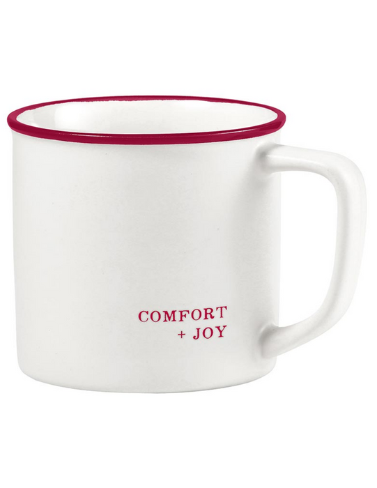 16oz Stoneware Comfort + Joy Coffee Mug - 2 Pieces Per Package