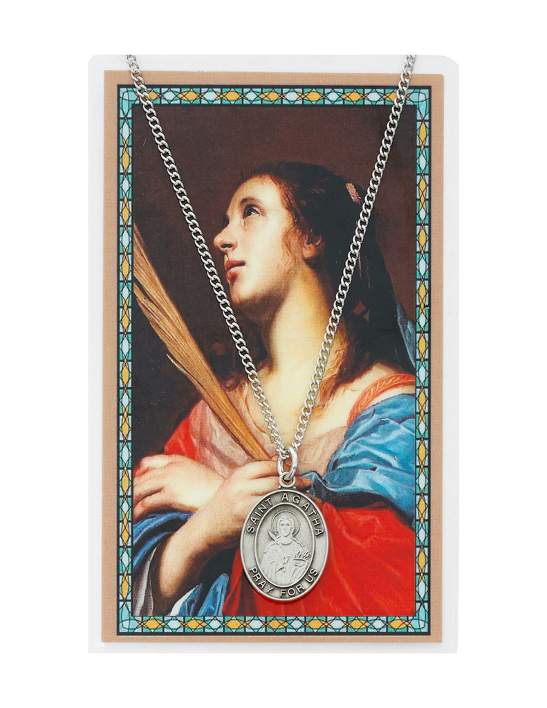 Saint agatha 2025 of sicily necklace