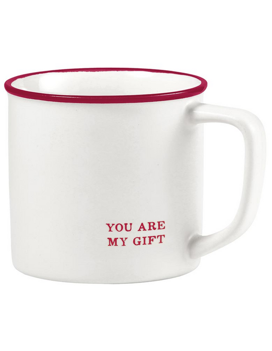 16oz Stoneware You Are My Gift Coffee Mug - 2 Pieces Per Package