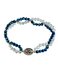 beautiful miraculous crystal bracelet gift for any occasion crystal metal blue
