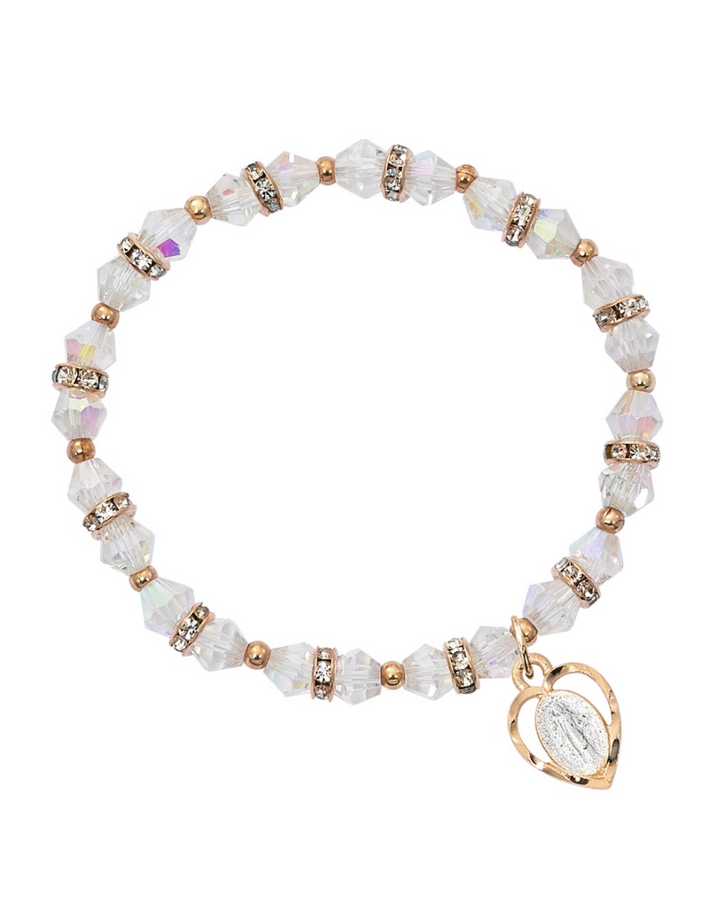 Crystal Rose Gold Miraculous Bracelet