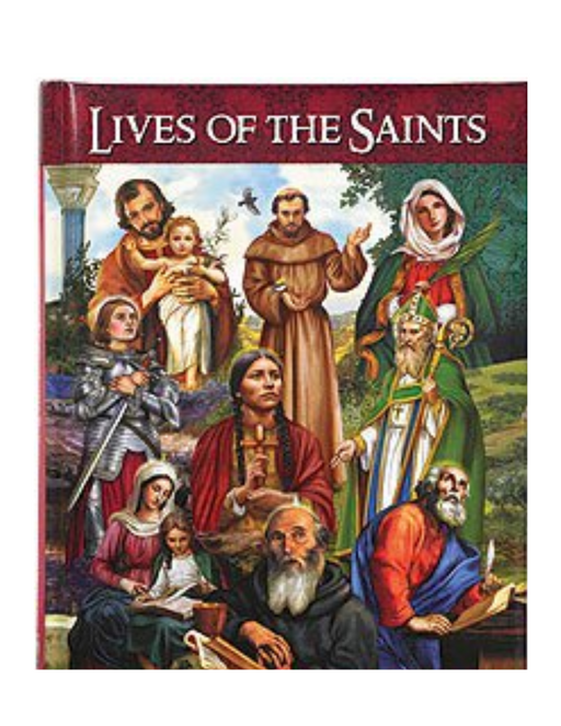 Lives of the Saints Children Book made with a hard cover that features the World's Most Famous Saints perfect for the family or a Children Gift for Birthdays Christmas or any occasion