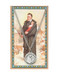 St. Vincent De Paul Necklace made from pewter 18" Rhodium Chain with a laminated prayer card a perfect girt to your sister brother mother father family and friends on any occasion or celebration