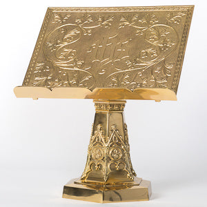 Adjustable Missal Bible Stand Solid Brass Adjustable Bible / Missal Stand