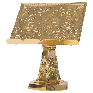 Adjustable Missal Bible Stand Solid Brass Adjustable Bible / Missal Stand