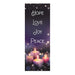 63" H Advent Candles X-Stand Banner