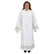 Alpha & Omega Altar Server Front Wrap Alb