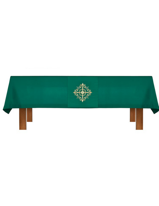 Altar Frontal with Holy Trinity Cross Overlay Cloth