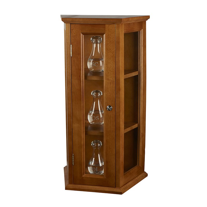 Ambry Display Cabinet - Medium Oak Stain