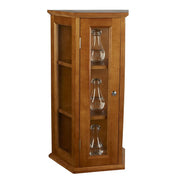 Ambry Display Cabinet - Medium Oak Stain