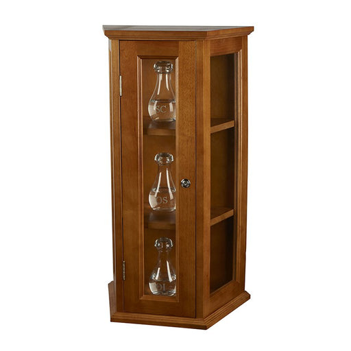 Ambry Display Cabinet - Medium Oak Stain
