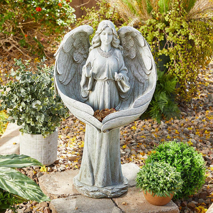 Angelic Resin Bird Feeder Angelic Bird Feeder Resin Bird Feeder Angelic Resin Bird Feeder for you gardens