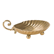 Antique Style Solid Brass Baptismal Shell Antique Style Solid Brass Baptismal Shell / Baptismal Dish