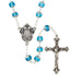 Aqua Miraculous Rosary - Renaissance Collection