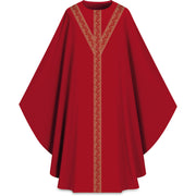 Assisi Chasuble with Orphrey in Elias Fabric