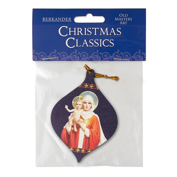 Our Lady of Palestine Christmas Ornament - 12 Pieces Per Package
