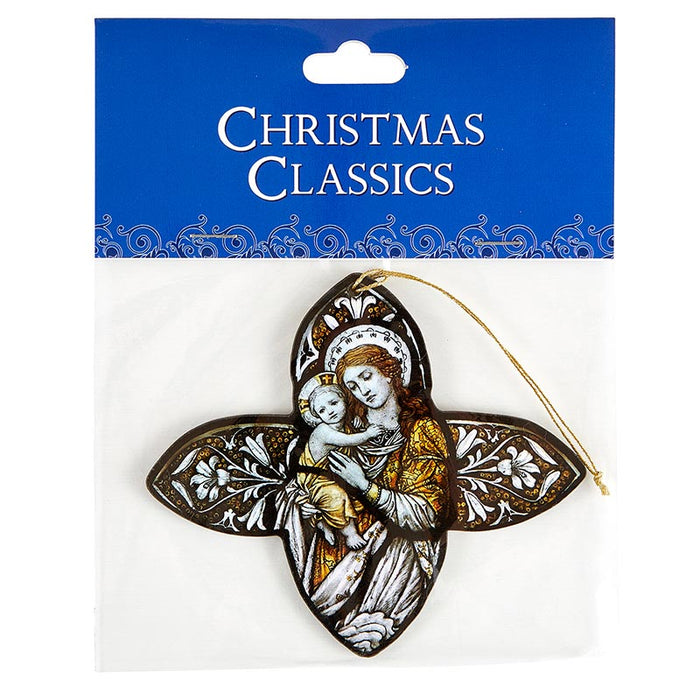 Madonna And Child Christmas Ornament - 6 Pieces Per Package Christmas Gift Christmas Season Decor Christmas Celebration Christmas Symbols