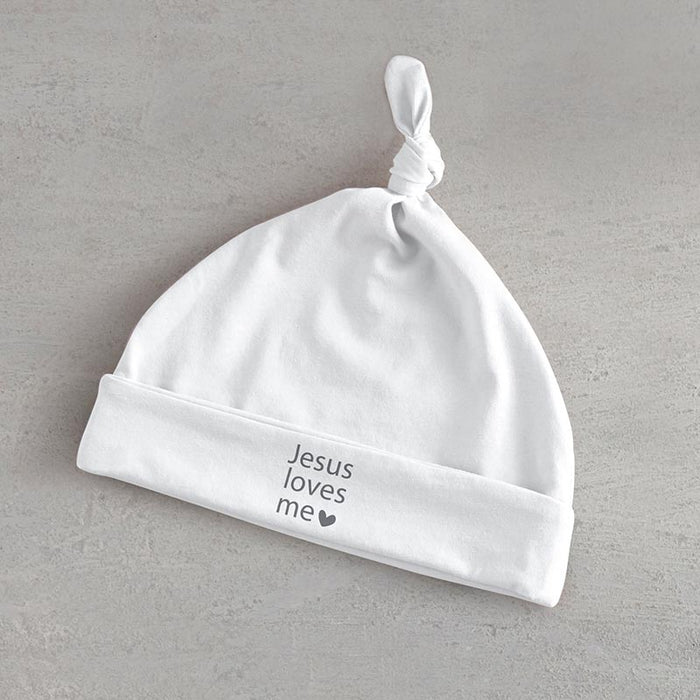 Baby Knotted Hat - Jesus Loves Me