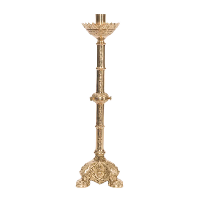 Baroque Style Solid Brass Altar Candlestick