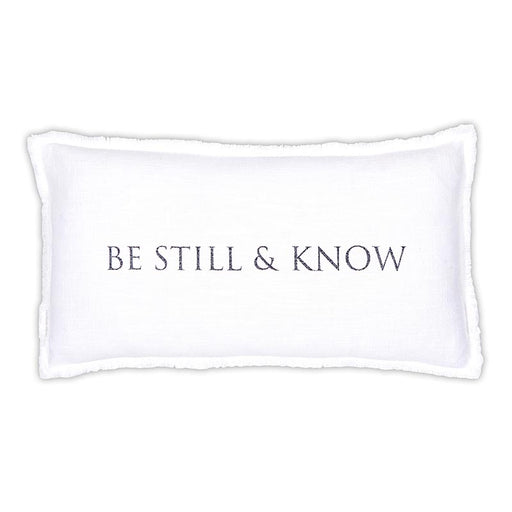 Be Still & Know Face to Face Lumbar Pillow