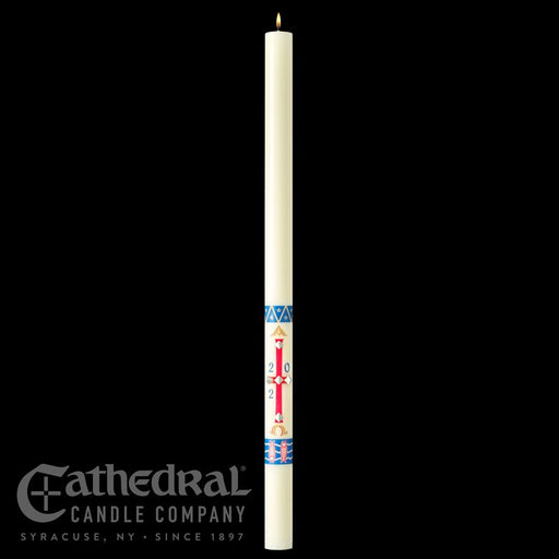 Benedictine™ Paschal Candle - Cathedral Candle - Beeswax - 18 Sizes