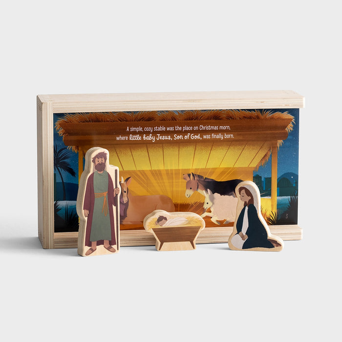 BibleBox Nativity and Advent Ornament Book Gift Set - Jesus Is Born