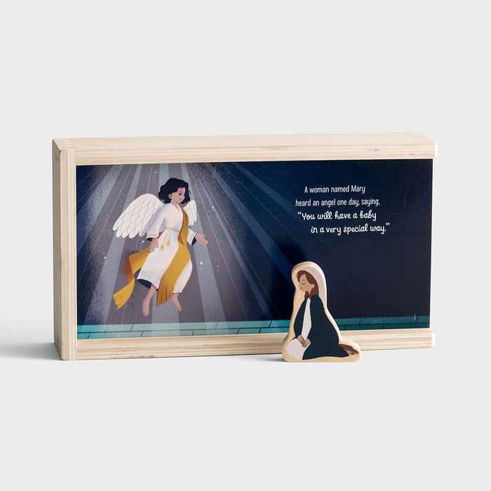 BibleBox Nativity and Advent Ornament Book Gift Set - Jesus Is Born