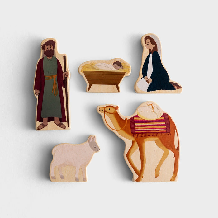 BibleBox Nativity and Advent Ornament Book Gift Set - Jesus Is Born