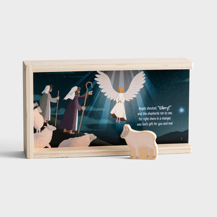 BibleBox Nativity and Advent Ornament Book Gift Set - Jesus Is Born